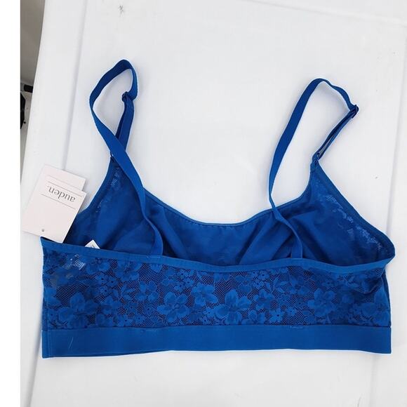 New NWT Auden 2 Piece Matching Balconette And Thong Set Eyelet Lace L 8 - Picture 6 of 7